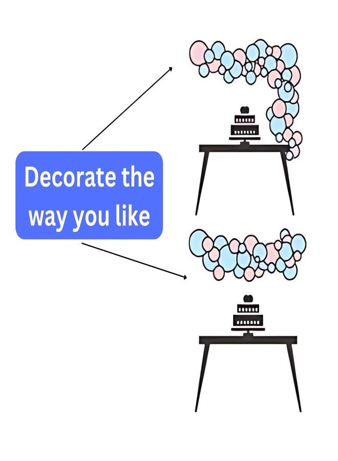 طقم زينة عيد ميلاد كيتر للأولاد، يتضمن بالون نجمة زرقاء من رقائق الألومنيوم، وستارتين ذهبيتين من رقائق الألومنيوم، و20 بالونًا (أزرق وأبيض)، ولافتة "عيد ميلاد سعيد"، وقوس بالونات، وديكورات حفلات. - Image 3